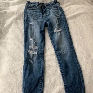 OLD NAVY dark blue ripped jeans